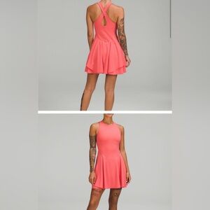 Pink Lululemon Tennis dress with short